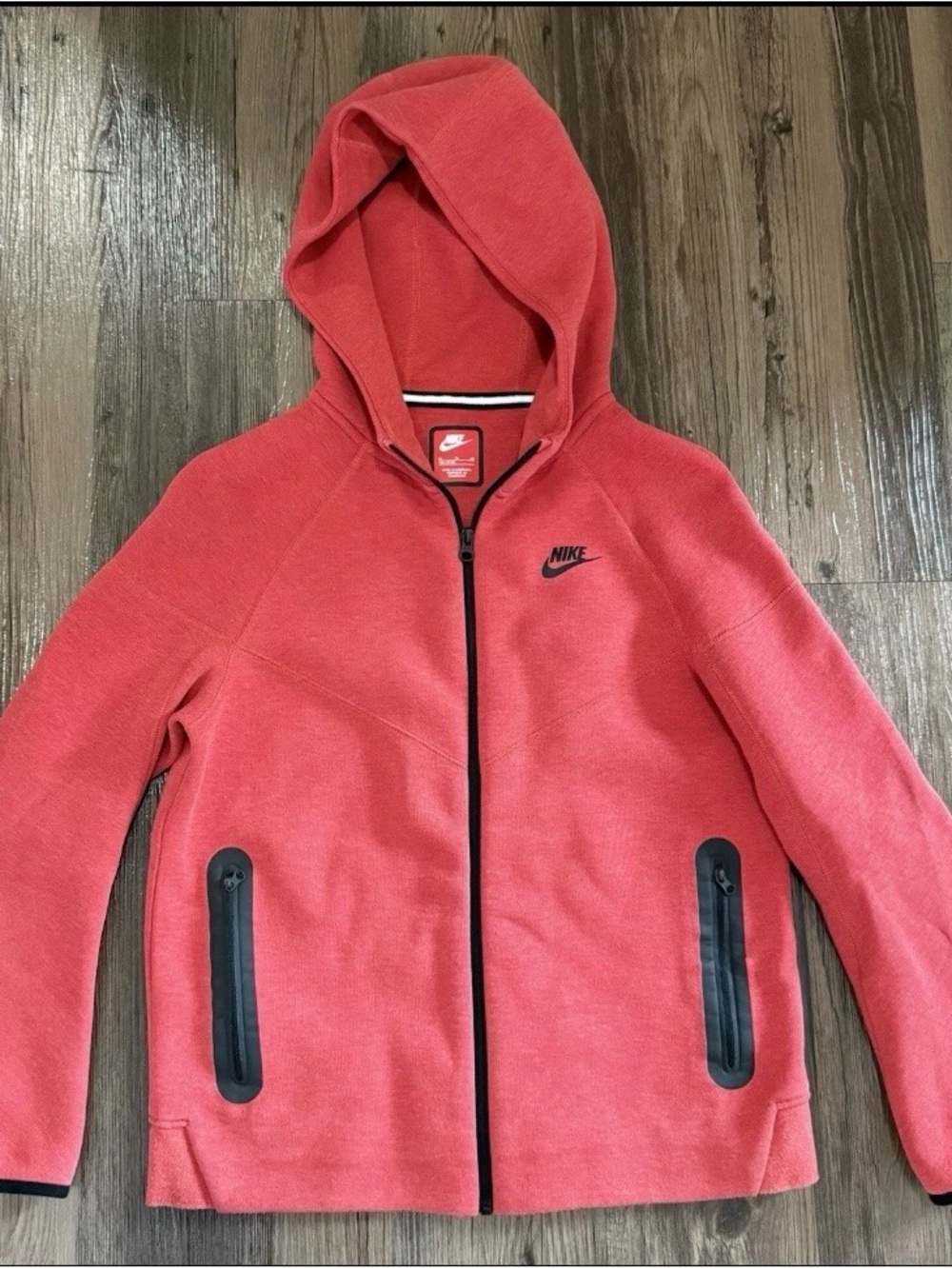 Red Nike Tech Hoodie Youth XL